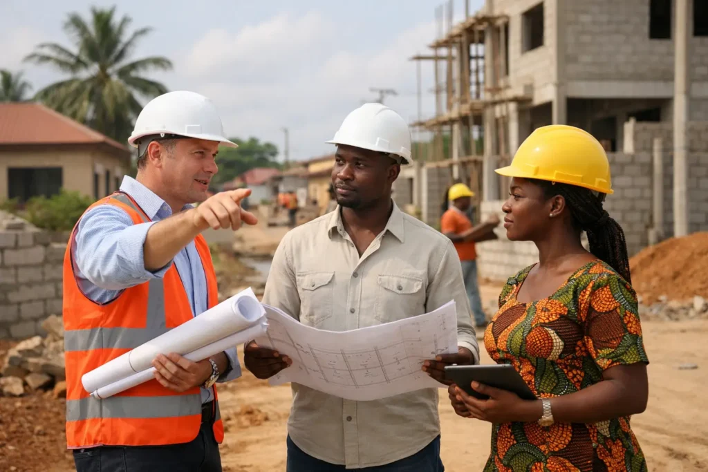 Assistance technique chantier Bénin