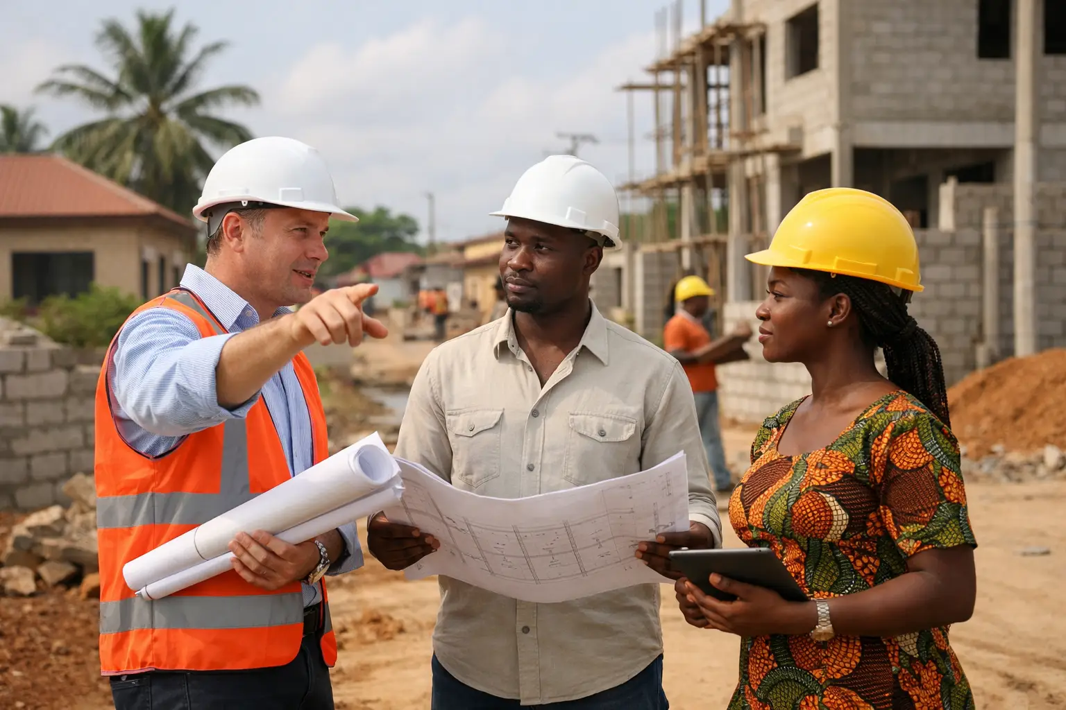Assistance technique chantier Bénin