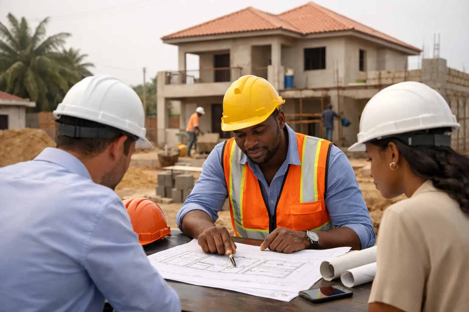 Exemple de planning travaux villa au Bénin